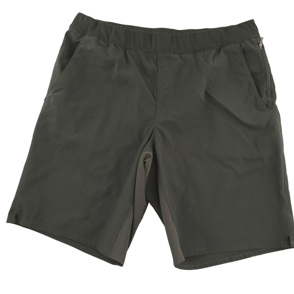 The North Face Shorts Mens XL Black Stretch Running 7" Inseam Zip Pocket